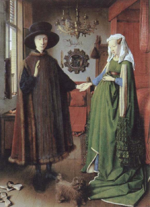 Portrait of Giovanni Arnolfini and His Wife, Jan Van Eyck